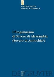 Tapa de I Progimnasmi di Severo di Alessandria (Severo di Antiochia?)