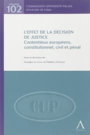 Tapa de L'effet de la décision de justice
