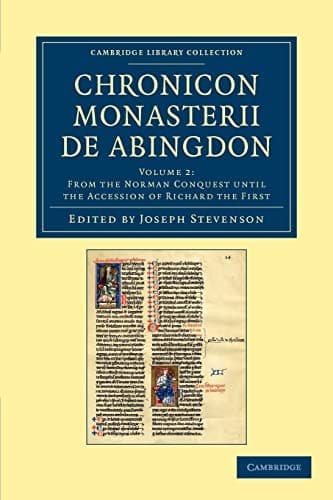 Tapa de Chronicon Monasterii de Abingdon