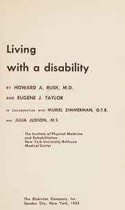 Tapa de Living with a disability