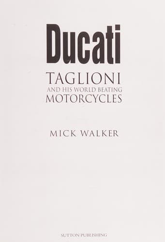 Tapa de Ducati