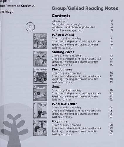 Tapa de Group/Guided Reading Notes, Stage 1+ - More Patterned Stories A