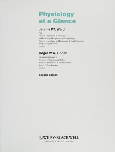 Tapa de Physiology at a glance