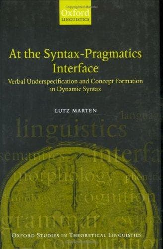 Tapa de At the syntax-pragmatics interface