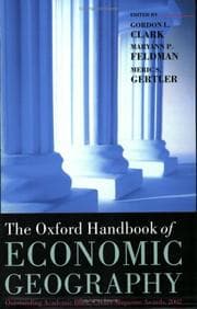 Tapa de The Oxford Handbook of Economic Geography