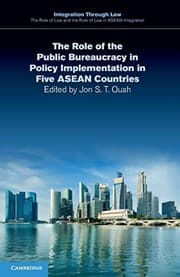 Tapa de Role of the Public Bureaucracy in Policy Implementation in Five ASEAN Countries