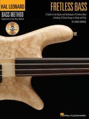 Tapa de FRETLESS BASS HAL LEONARD    BASS METHOD STYLISTIC        SUPPLEMENT BK/CD