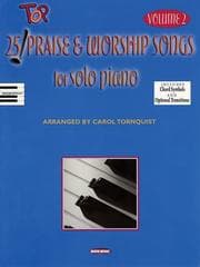 Tapa de 25 Top Praise and Worship Songs for Solo Piano - Volume 2