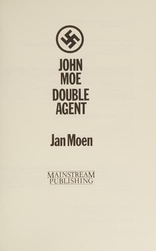 Tapa de John Moe, double agent