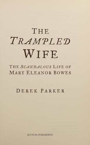 Tapa de The trampled wife