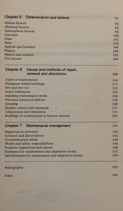 Tapa de The maintenance and adaption of buildings