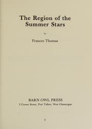 Tapa de Region of the Summer Stars