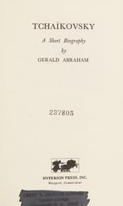 Tapa de Tchaikovsky