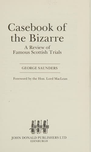 Tapa de Casebook of the Bizarre