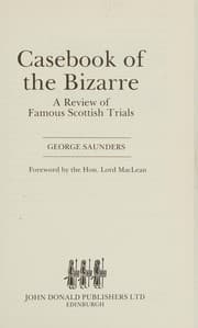 Tapa de Casebook of the Bizarre