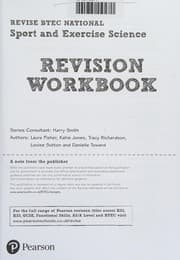 Tapa de Revise BTEC National Sport and Exercise Science Revision Workbook