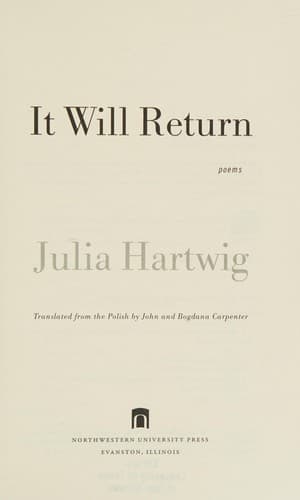 Tapa de It will return