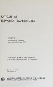 Tapa de Fatigue at elevated temperatures
