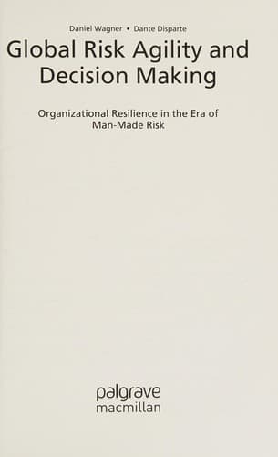 Tapa de Global Risk Agility and Decision Making