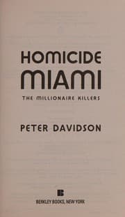 Tapa de Homicide Miami