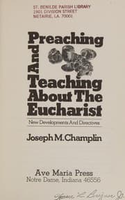 Tapa de Preaching and teaching about the Eucharist