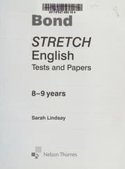 Tapa de Bond Stretch English Tests and Papers 8-9 Years