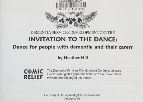 Tapa de Invitation to the Dance