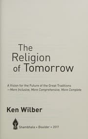 Tapa de The religion of tomorrow
