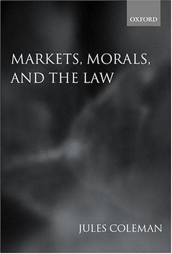 Tapa de Markets, morals, and the law