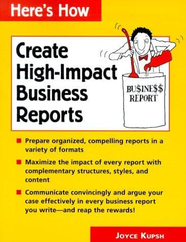 Tapa de Create high impact business reports