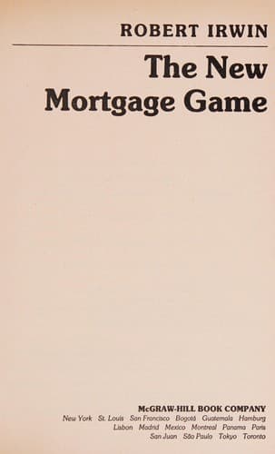 Tapa de The new mortgage game
