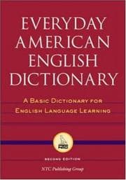 Tapa de Everyday American English dictionary