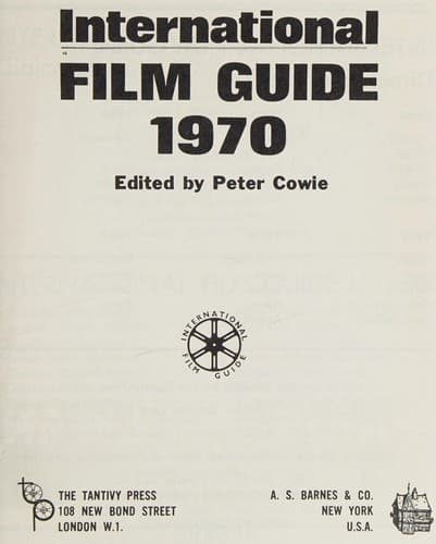 Tapa de International film guide