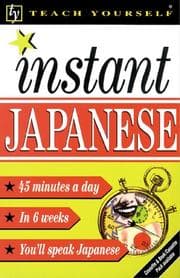 Tapa de Teach Yourself Instant Japanese Audio Pack