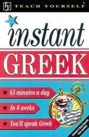Tapa de Teach Yourself Instant Greek