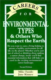 Tapa de Careers for environmental types & others who respect the Earth