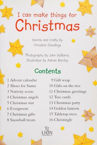 Tapa de I Can Make Things for Christmas