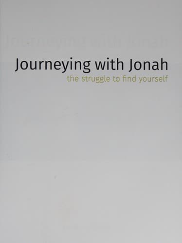 Tapa de Journeying with Jonah