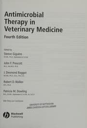 Tapa de Antimicrobial therapy in veterinary medicine