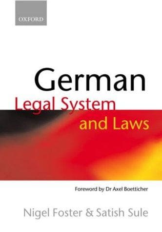 Tapa de German legal system & laws
