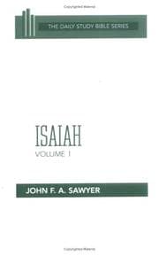 Tapa de Isaiah (Daily Study Bible (Westminster Hardcover)) volume1