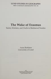 Tapa de The wake of Erasmus