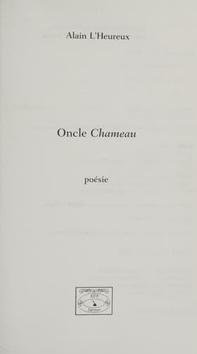 Tapa de Oncle Chameau