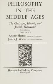 Tapa de Philosophy in the Middle Ages