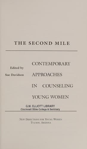 Tapa de Second Mile