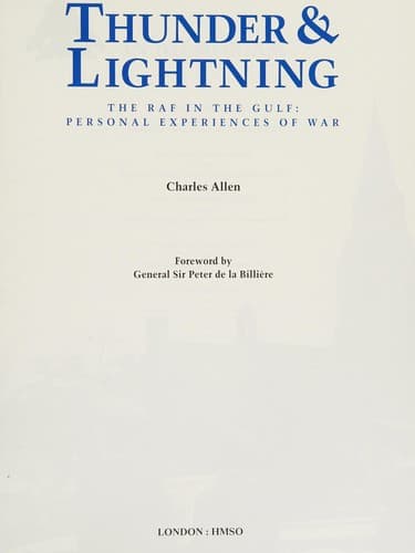 Tapa de Thunder and lightning