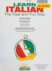 Tapa de Learn Italian the fast and fun way