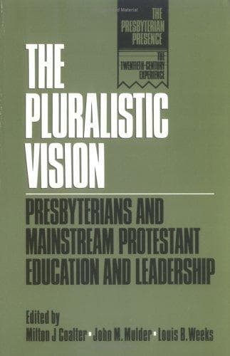Tapa de The Pluralistic vision