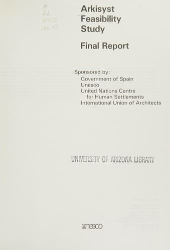 Tapa de Arkisyst feasibility study
