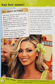 Tapa de Freestyle Star Files Beyonce Knowles